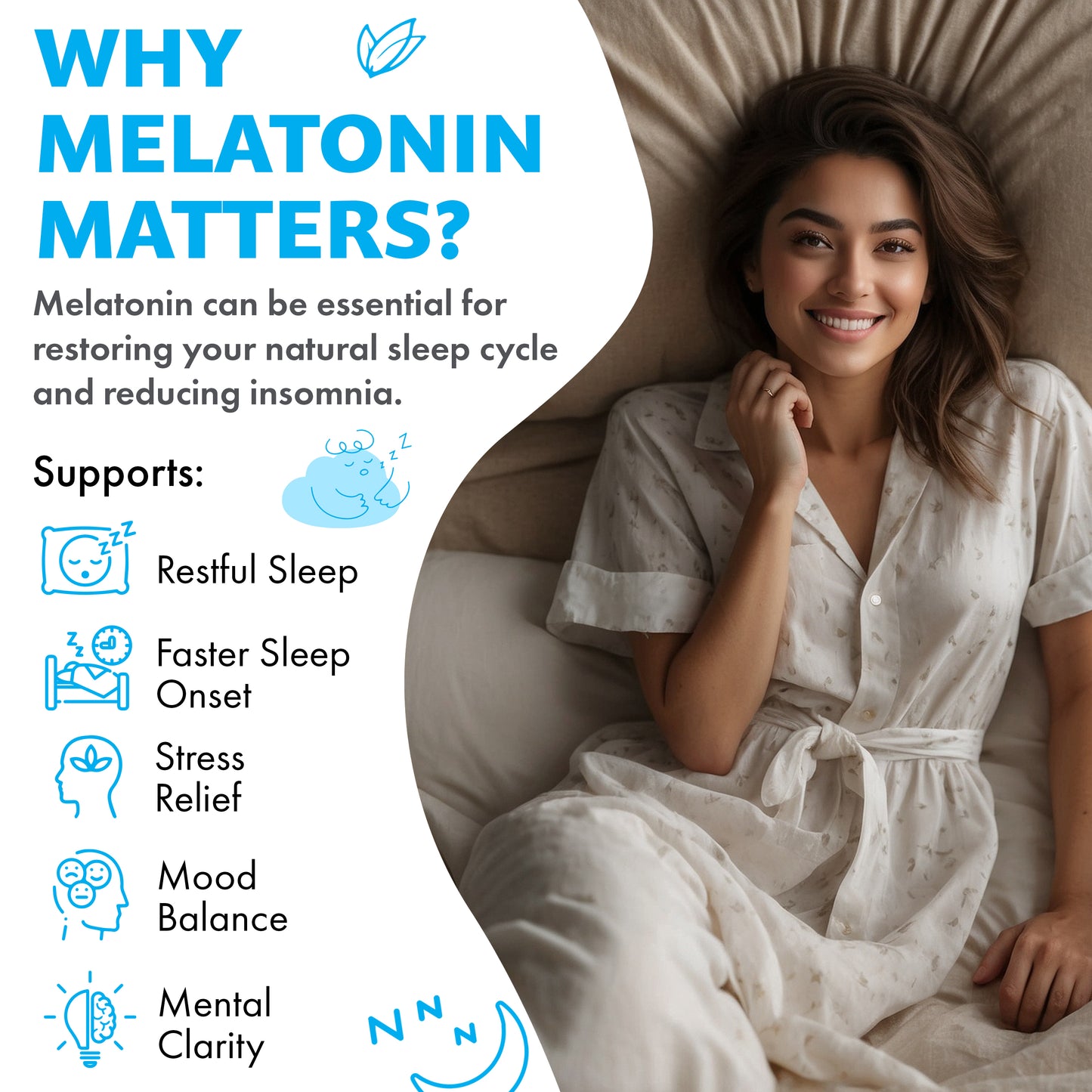 365 Premium Melatonin Tablets | 2 Year Supply | 0,5mg per dose (½ tablet) | High dose | No unwanted additives | 100% Vegan | Made in DK | 100% Vegan | 3rd Party Tested