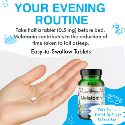 1mg Melatonin | 365 Tablets | 2-Years Supply