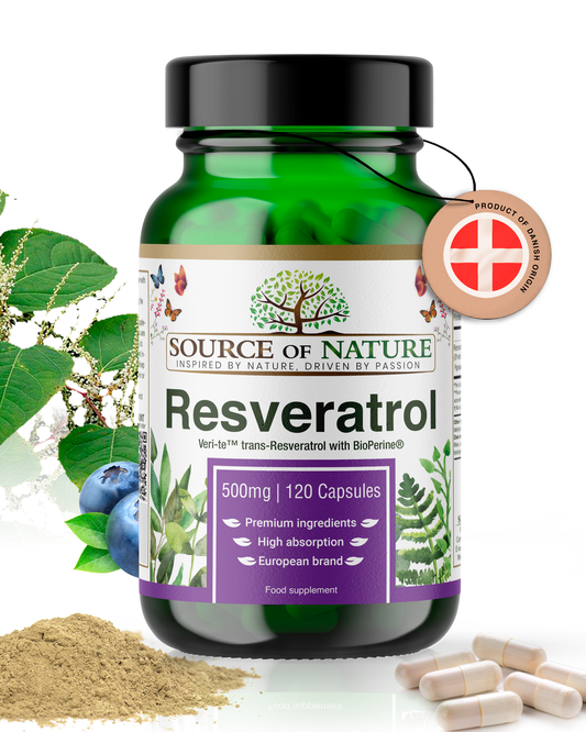 Resveratrol 500mg | 120 Capsules | 4-month Supply