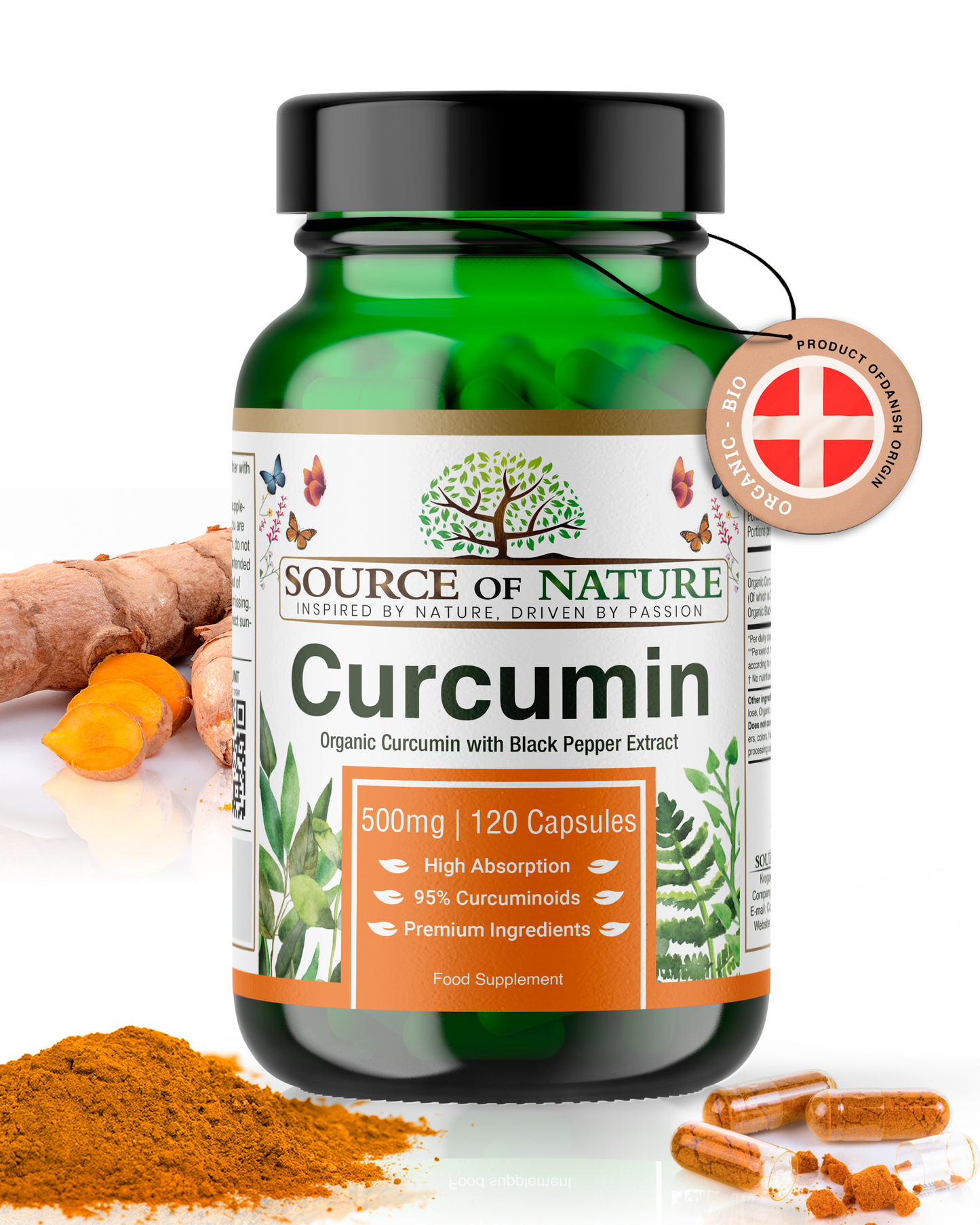 Curcumin 500mg | 120 Capsules | 4-Month Supply