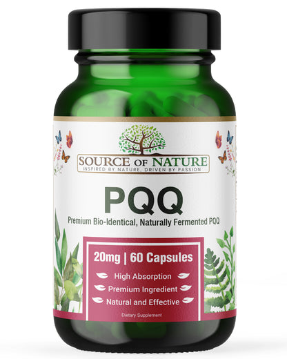 20mg PQQ | 60 Capsules | 2 Month Supply