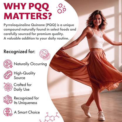 20mg PQQ | 60 Capsules | 2 Month Supply