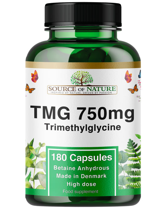 750mg TMG | 180 Capsules | 3-Month Supply