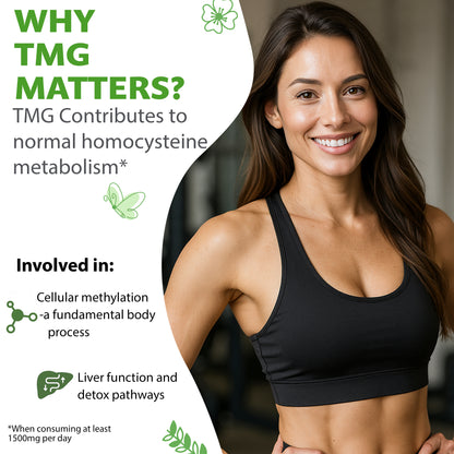 750mg TMG | 180 Capsules | 3-Month Supply