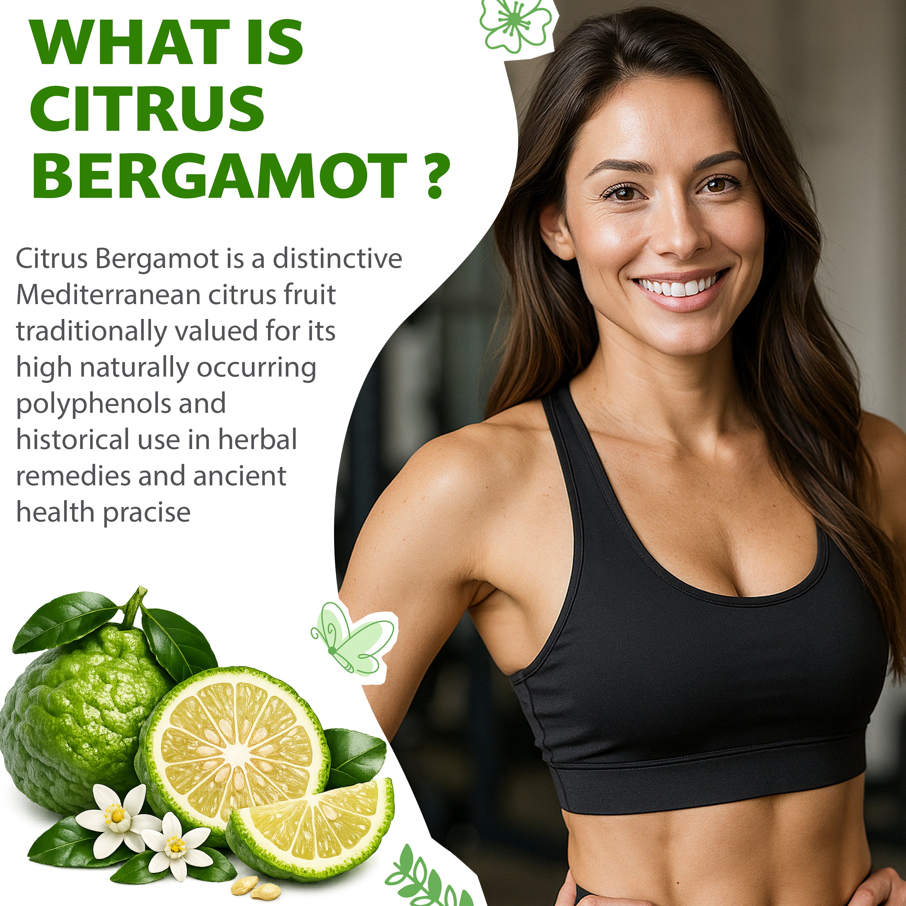 Citrus Bergamot Capsules | 600 mg per Capsule | 180 Capsules