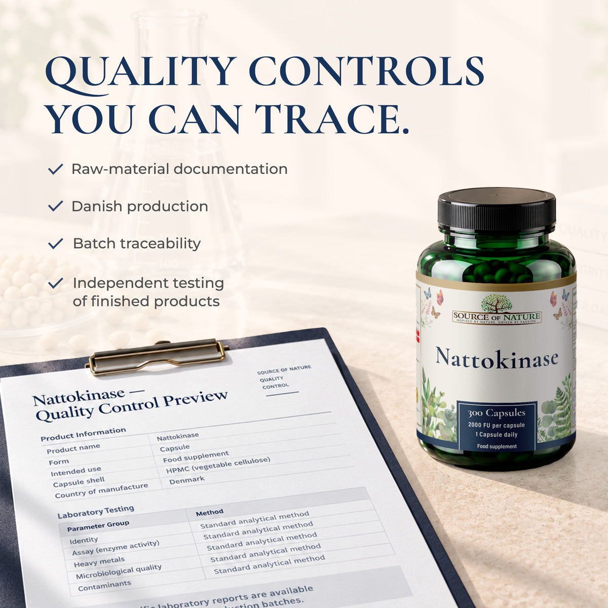 Nattokinase 2,000 FU | 100 mg | 300 Capsules