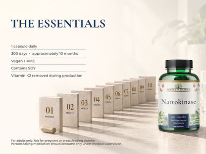 Nattokinase 2,000 FU | 100 mg | 300 Capsules