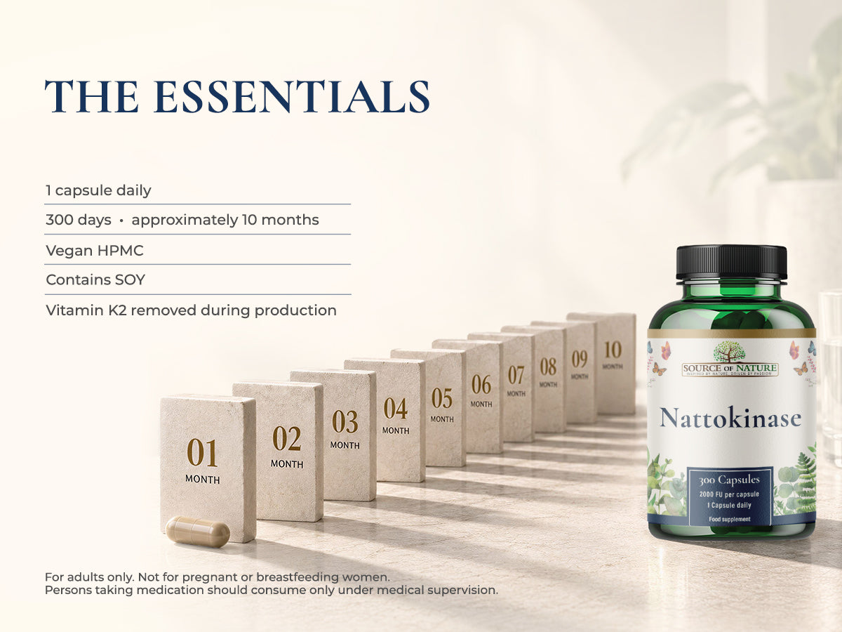 Nattokinase 2,000 FU | 100 mg | 300 Capsules
