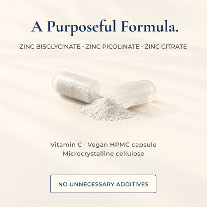 Zinc Complex 20mg | 60 Capsules | 2-Month Supply