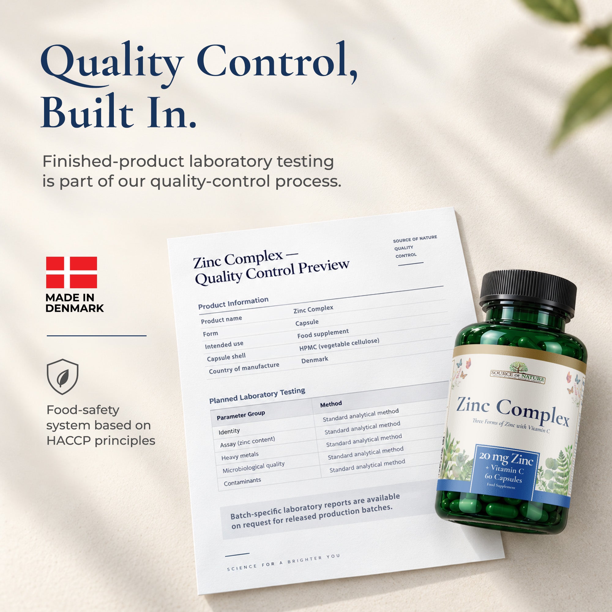 Zinc Complex 20mg | 60 Capsules | 2-Month Supply