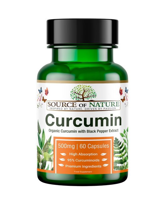 Curcumin 500mg | 60 Capsules | 2-Month Supply