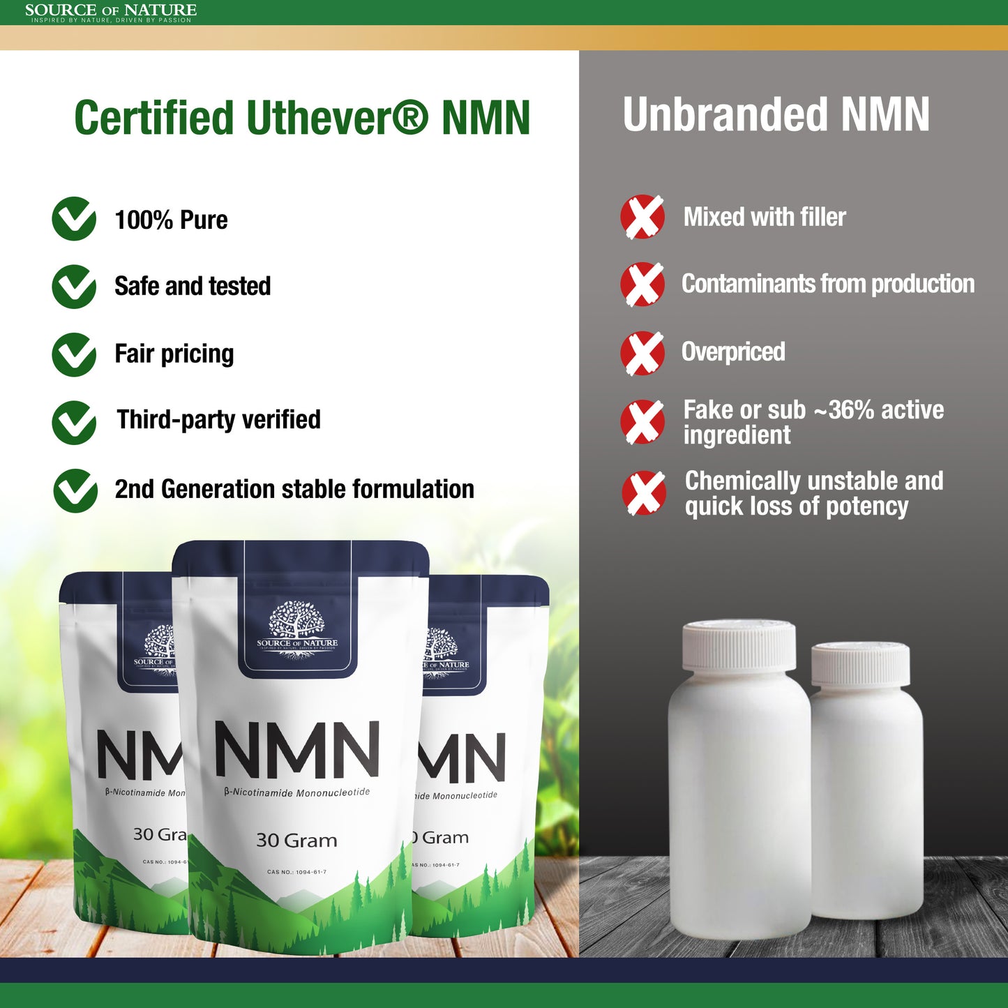 β-Nicotinamide-Mononucleotide 30 Gram (Uthever® 2. Gen NMN)