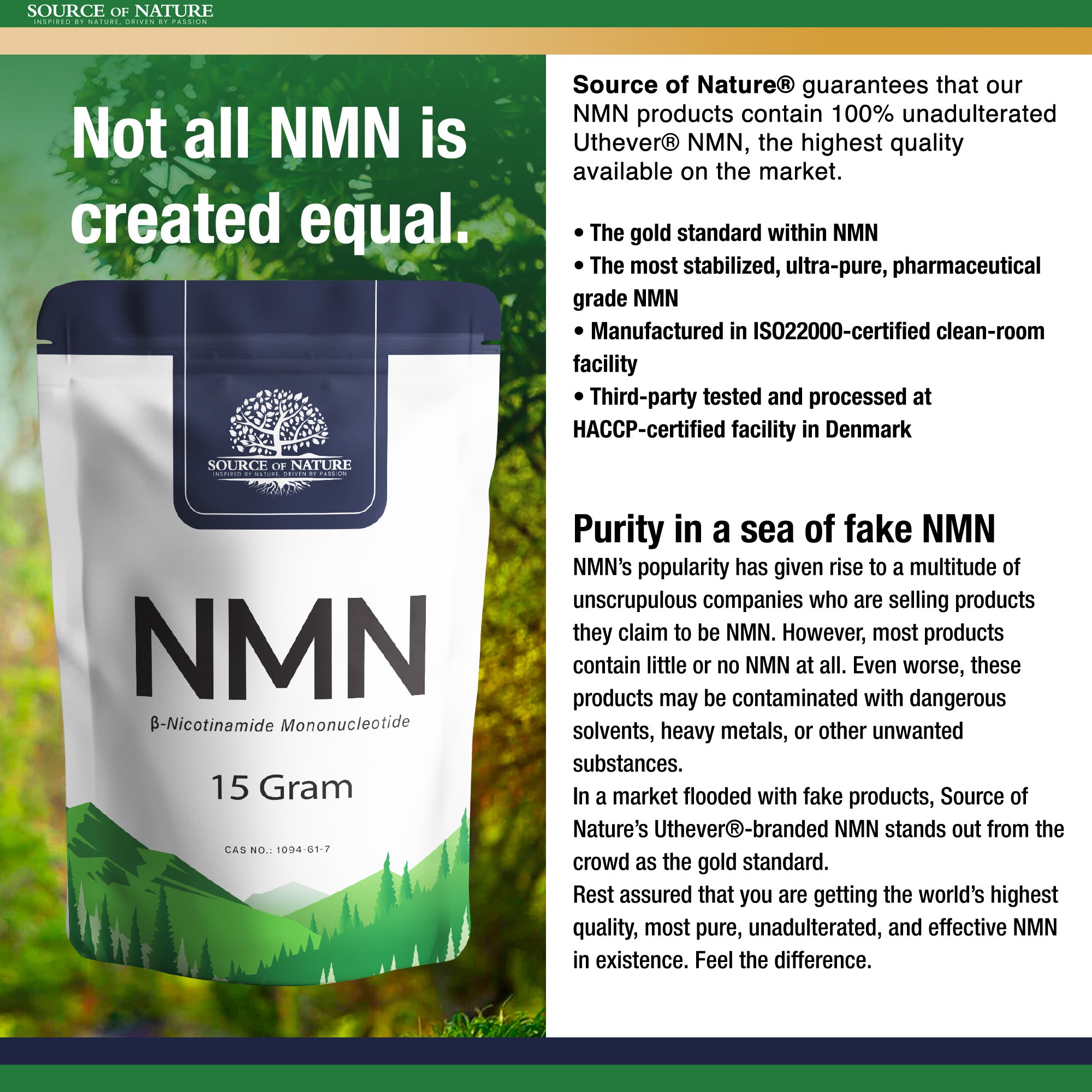 β-Nicotinamide-Mononucleotide 15 Gram (Uthever® 2. Gen NMN)